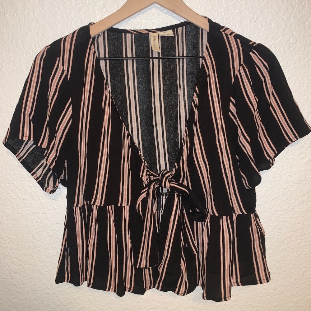 Sky and Sparrow striped two-piece set